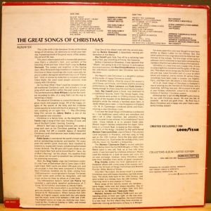 Great Songs of Christmas back